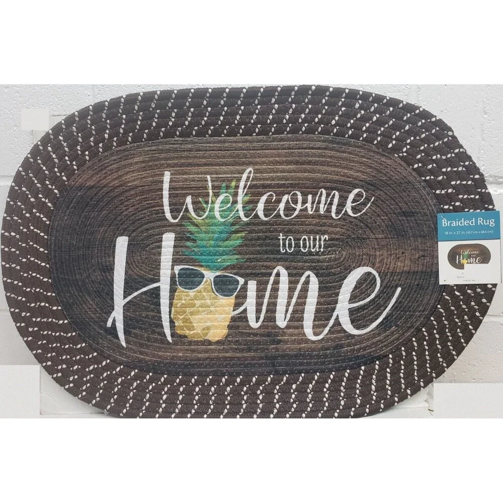 Oval Braided Kitchen Accent Rug (18